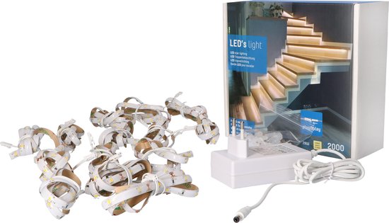LED trapverlichting met bewegingssensor - 2700K - Dimbaar - 15 x 80 cm LED strips
